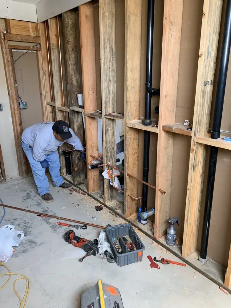 Commercial rough-in plumbing for Gas Line Repair in Plain City
